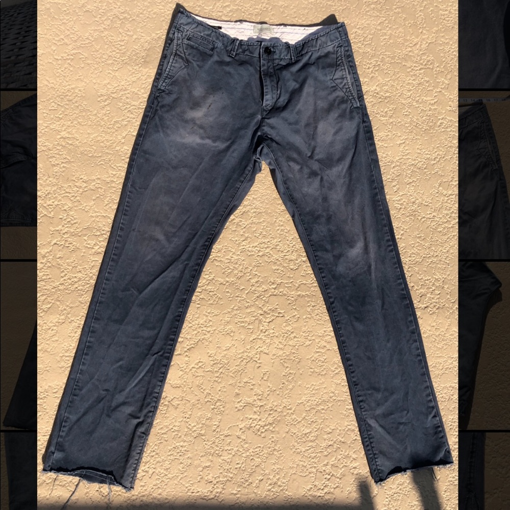 Scotch & Soda Warren Chinos Navy Blues flood cut